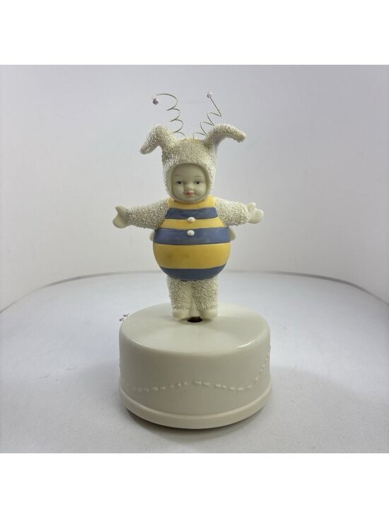 Department 56 Other - Dept 56 Snowbunnies Springtime Stories Baby Bunny Bumblebee Music Box